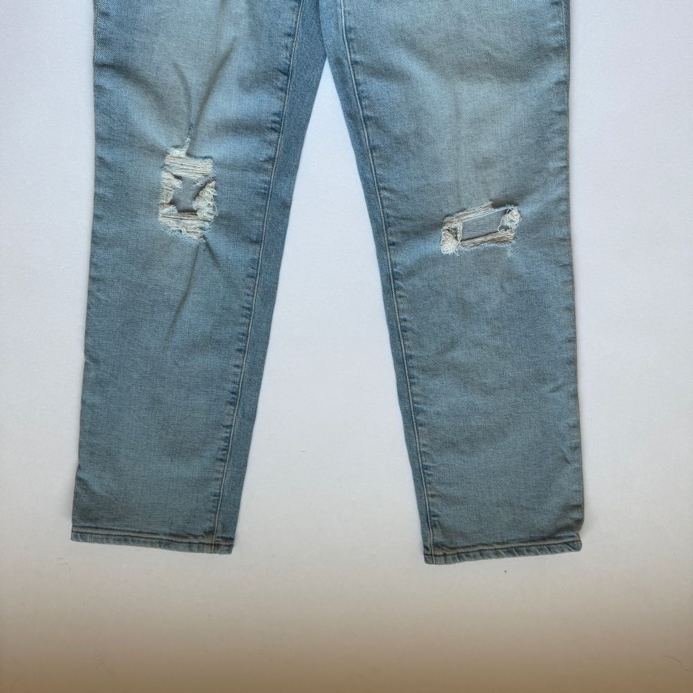 Madewell The Curvy Perfect Vintage Jean in Danby Wash: Ripped Edition Size 25P - Picture 8 of 10